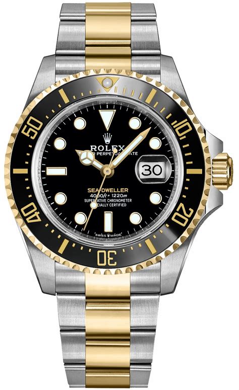 rolex sea dweller yellow gold